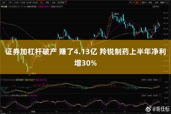 证券加杠杆破产 赚了4.13亿 羚锐制药上半年净利增30%